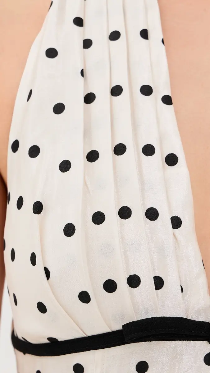 endless rose Halter Neck Polka-Dot Maxi Dress | Thumbnail 6 endless rose Halter Neck Polka-Dot Maxi Dress | Thumbnail 6