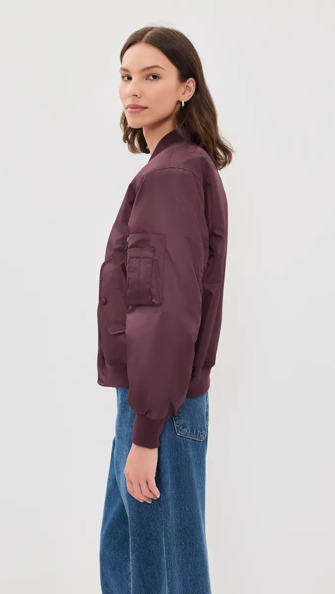 Anine Bing Leon Bomber Jacket | Thumbnail 4 Anine Bing Leon Bomber Jacket | Thumbnail 4