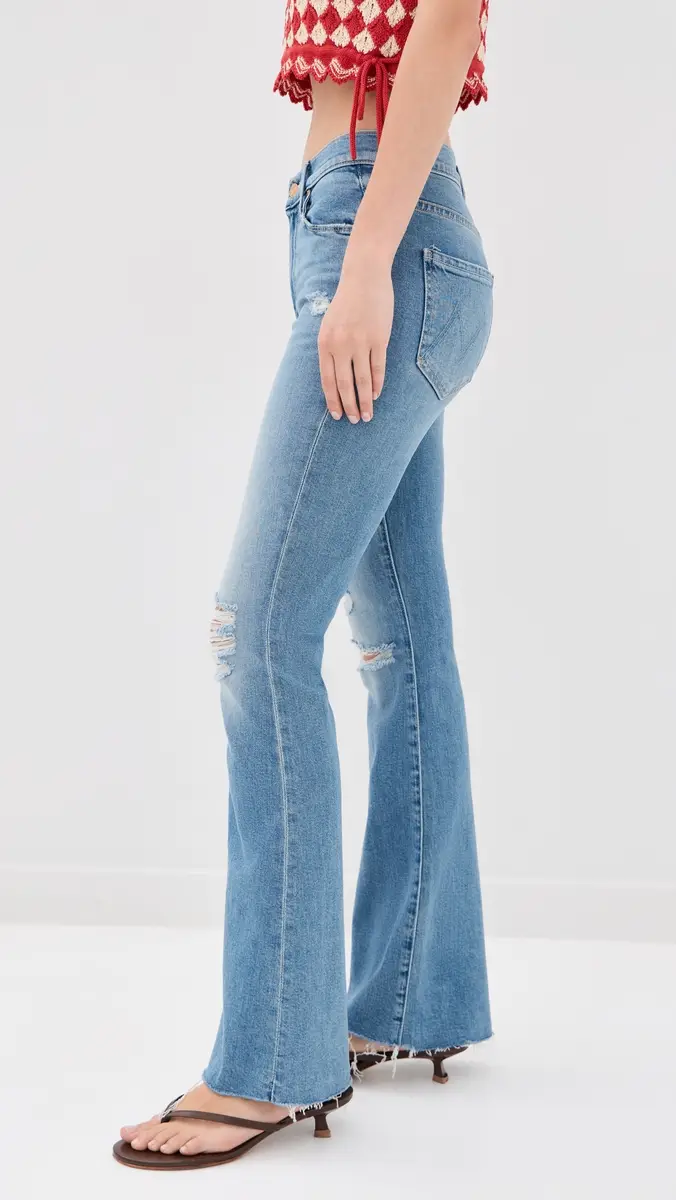 Mother The Weekender Fray Flare Jeans | Thumbnail 4