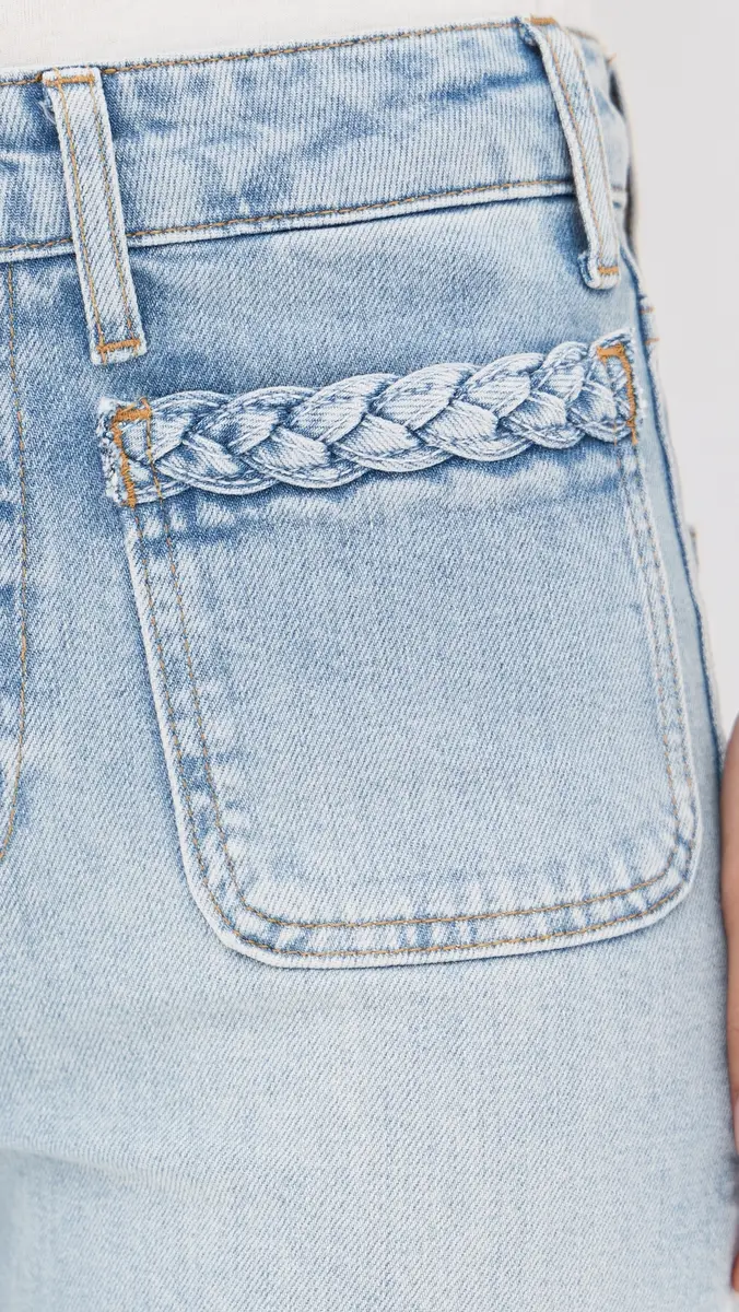 PAIGE Sofia Braided Patch Pocket Jeans | Thumbnail 6 PAIGE Sofia Braided Patch Pocket Jeans | Thumbnail 6