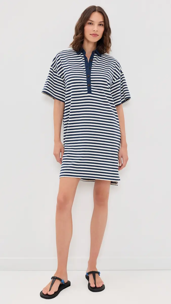 Faherty Cotton Knit Dress | Thumbnail 2