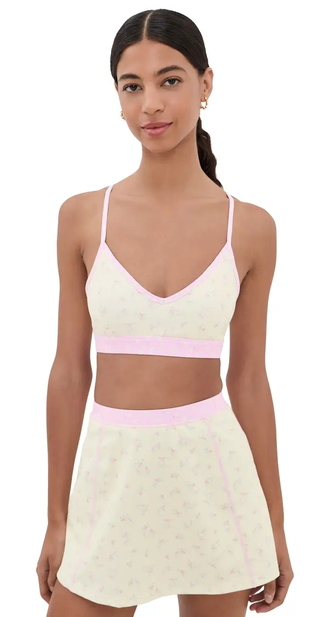 LoveShackFancy Jolanda Bra | Image 1 LoveShackFancy Jolanda Bra | Image 1