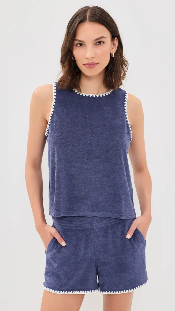 Marine Layer Towel Terry Shell Tank | Thumbnail 2 Marine Layer Towel Terry Shell Tank | Thumbnail 2