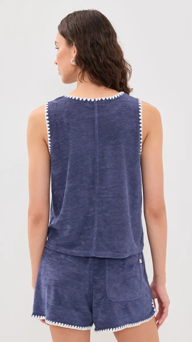 Marine Layer Towel Terry Shell Tank | Thumbnail 3 Marine Layer Towel Terry Shell Tank | Thumbnail 3