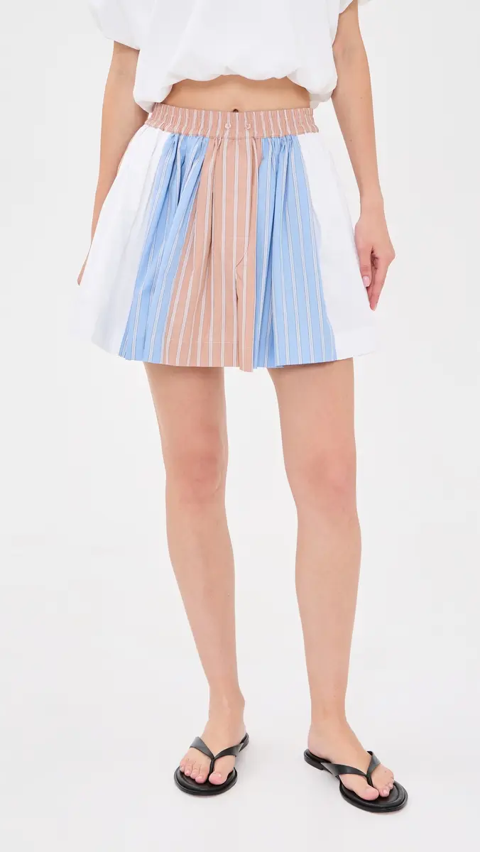 Essentiel Antwerp Jorts Patchwork Shorts | Thumbnail 2 Essentiel Antwerp Jorts Patchwork Shorts | Thumbnail 2