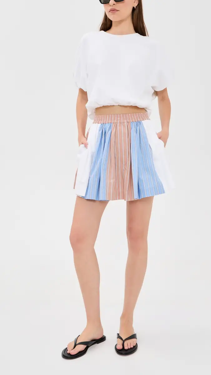 Essentiel Antwerp Jorts Patchwork Shorts | Thumbnail 6 Essentiel Antwerp Jorts Patchwork Shorts | Thumbnail 6