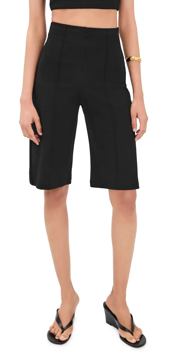 RIPLEY RADER Ponte Knit Shorts Black | Image 1 RIPLEY RADER Ponte Knit Shorts Black | Image 1