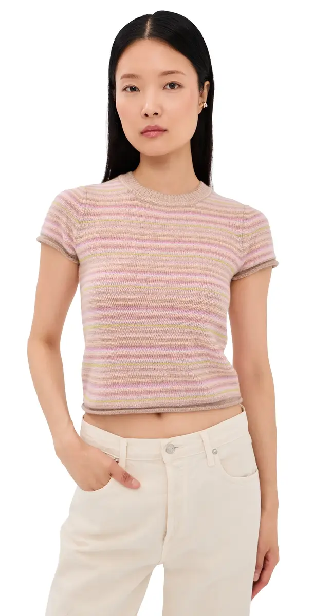 Sablyn Jude Cashmere Tee | Image 1 Sablyn Jude Cashmere Tee | Image 1