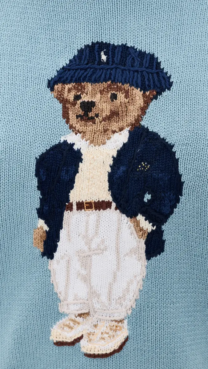 Polo Ralph Lauren Cotton Bear Long Sleeve Crew Neck Pullover | Thumbnail 6 Polo Ralph Lauren Cotton Bear Long Sleeve Crew Neck Pullover | Thumbnail 6