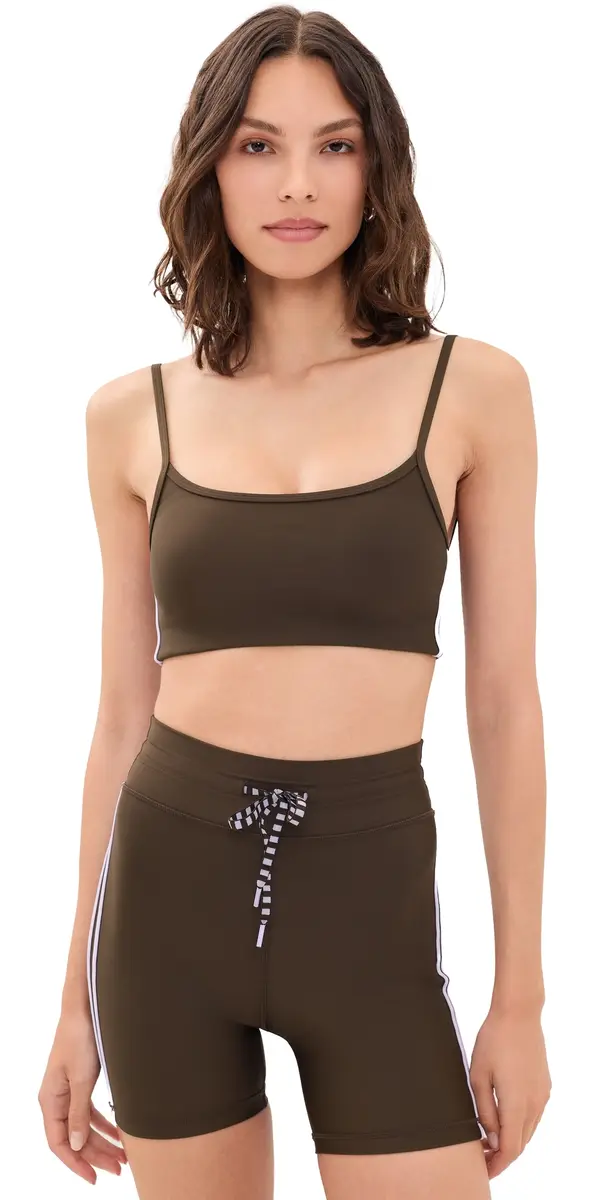 The Upside Oxford Hutton coop Bra Cocoa | Image 1 The Upside Oxford Hutton coop Bra Cocoa | Image 1