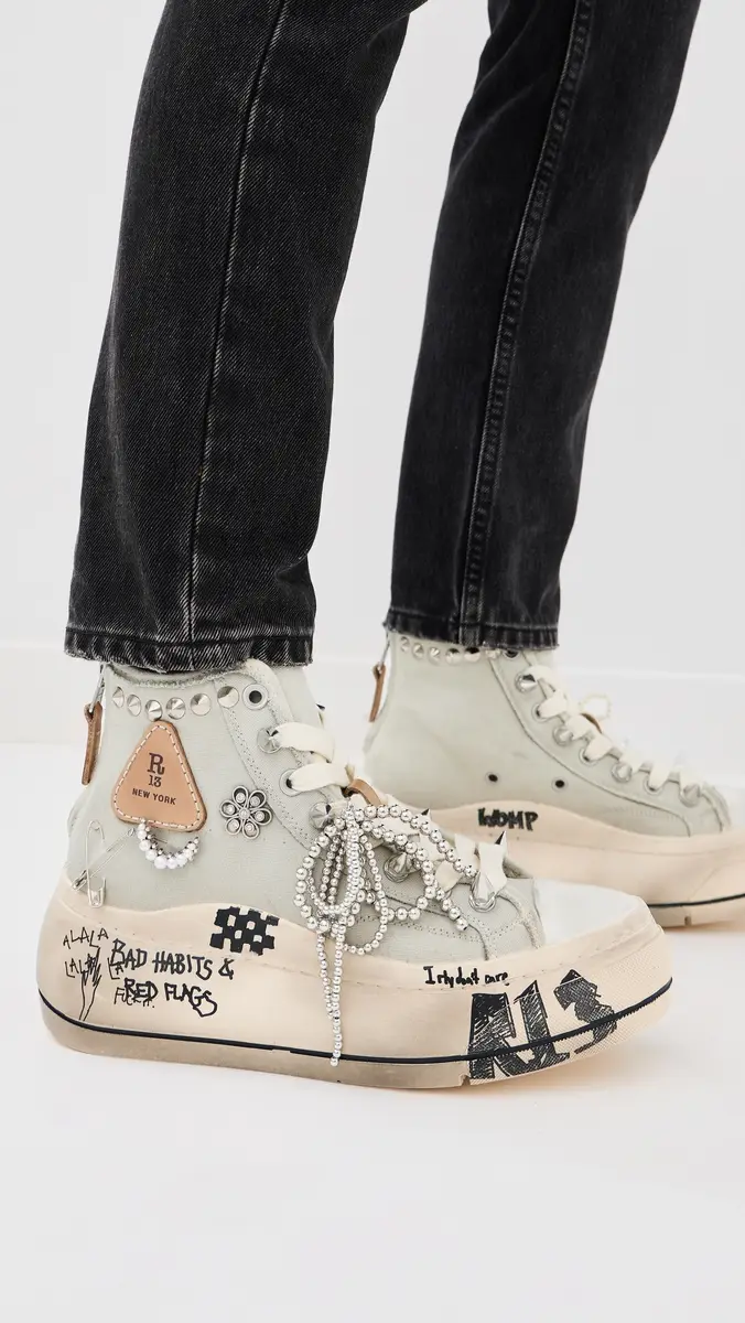 R13 Kurt High Top Sneakers | Thumbnail 3 R13 Kurt High Top Sneakers | Thumbnail 3