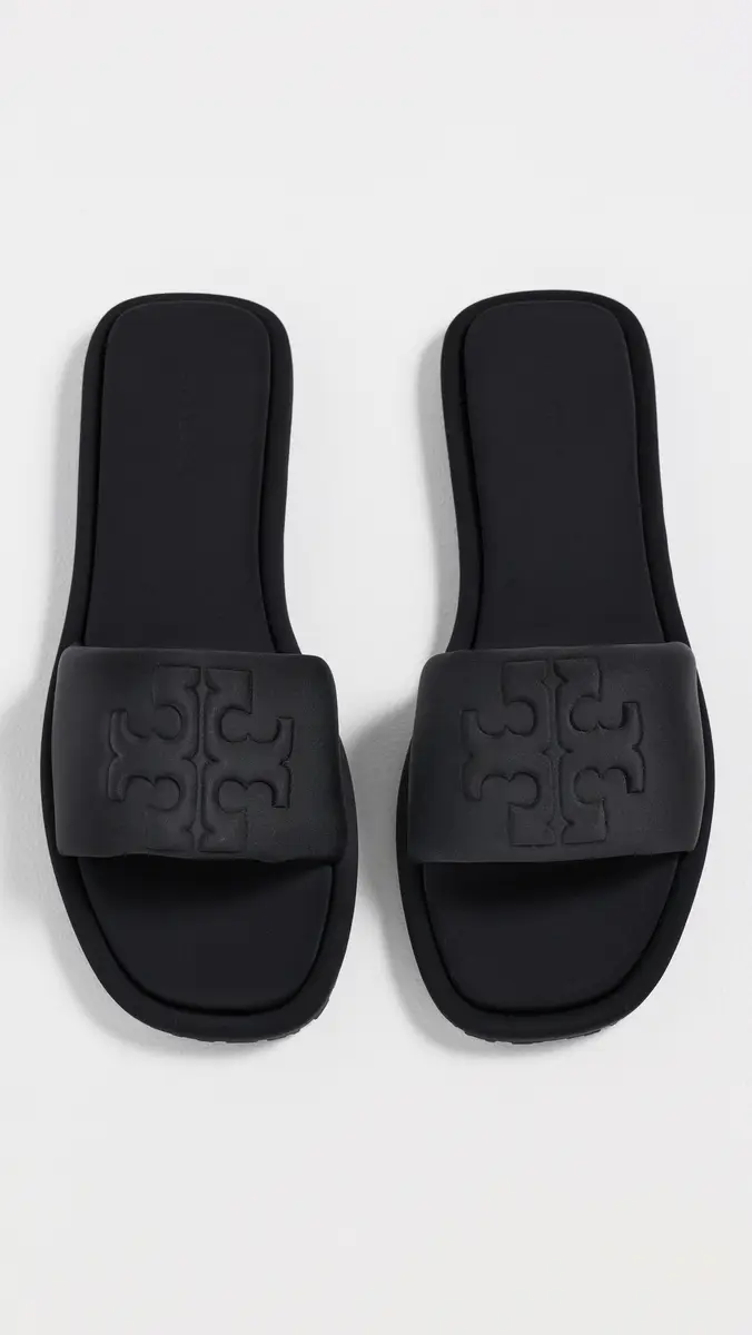 Tory Burch Double T Sport Slides | Thumbnail 2 Tory Burch Double T Sport Slides | Thumbnail 2