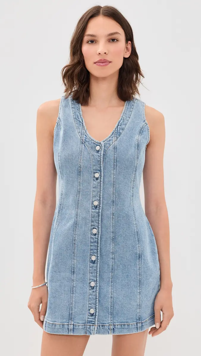 Z Supply Jolie Denim Mini Dress | Thumbnail 2 Z Supply Jolie Denim Mini Dress | Thumbnail 2