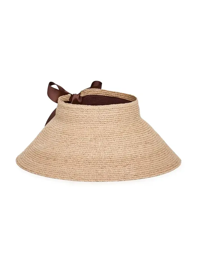 Jenni Kayne Shore Raffia Natural Visor