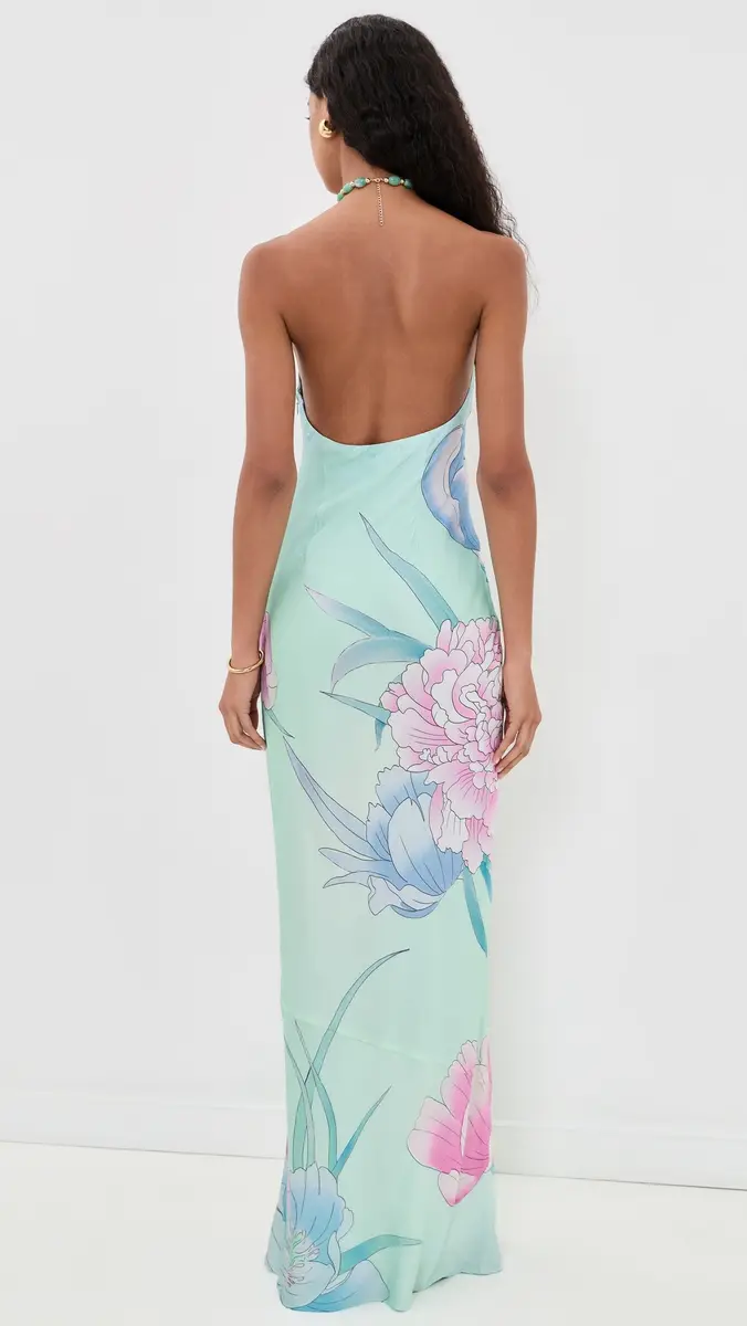 Retrofête Anat Floral Maxi Dress | Thumbnail 3 Retrofête Anat Floral Maxi Dress | Thumbnail 3
