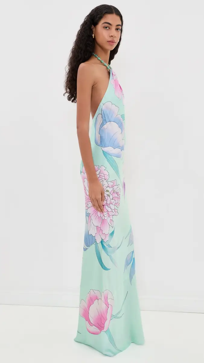Retrofête Anat Floral Maxi Dress | Thumbnail 4 Retrofête Anat Floral Maxi Dress | Thumbnail 4