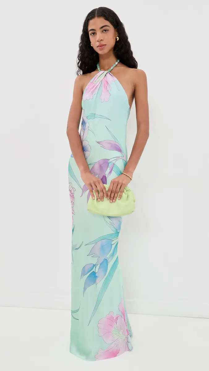 Retrofête Anat Floral Maxi Dress | Thumbnail 5 Retrofête Anat Floral Maxi Dress | Thumbnail 5