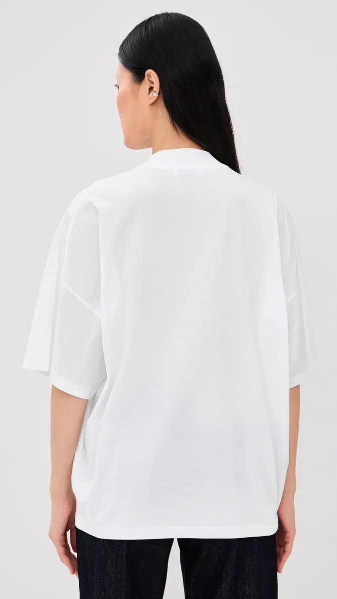 Jil Sander Mock Neck T-Shirt | Thumbnail 3