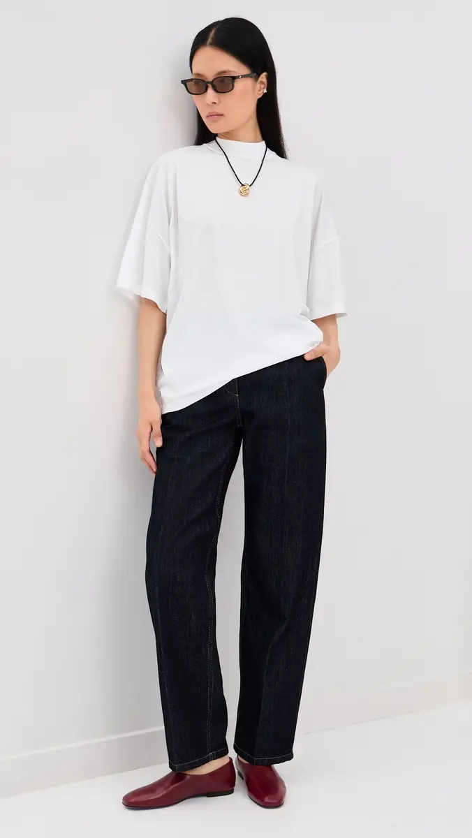 Jil Sander Mock Neck T-Shirt | Thumbnail 5