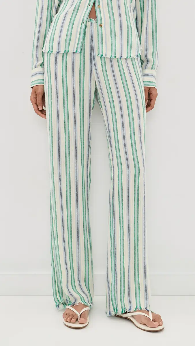 XIRENA Joseph Pants Blue Moss Stripe | Thumbnail 2 XIRENA Joseph Pants Blue Moss Stripe | Thumbnail 2
