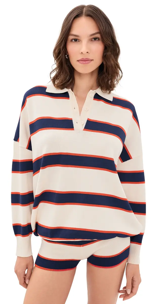 SEROYA Taby Sweater Eggshell tripe | Image 1 SEROYA Taby Sweater Eggshell tripe | Image 1