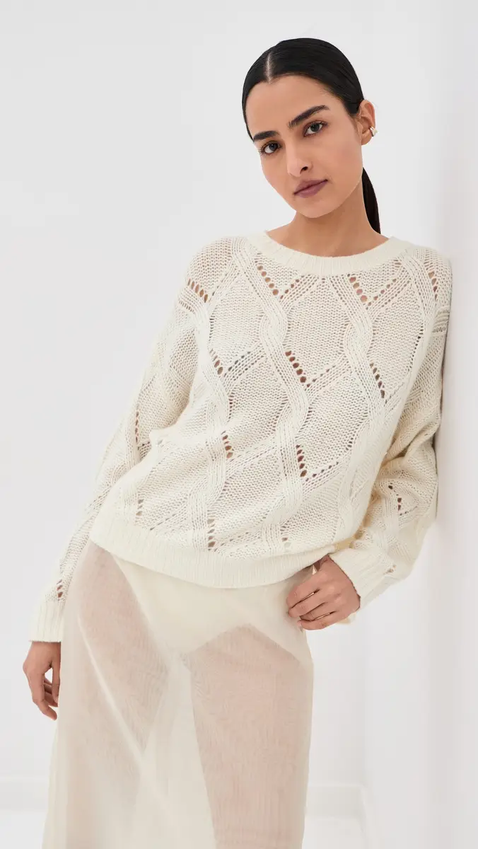 Sablyn Gia Slouchy Cashmere Crewneck Sweater | Thumbnail 2 Sablyn Gia Slouchy Cashmere Crewneck Sweater | Thumbnail 2