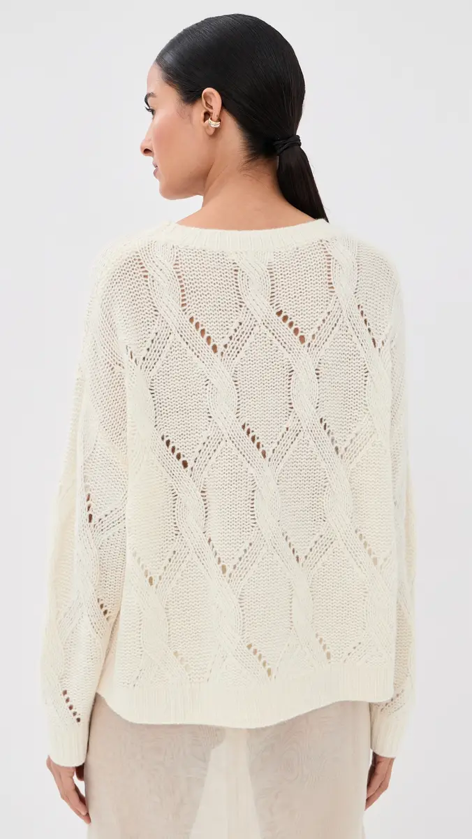 Sablyn Gia Slouchy Cashmere Crewneck Sweater | Thumbnail 3 Sablyn Gia Slouchy Cashmere Crewneck Sweater | Thumbnail 3