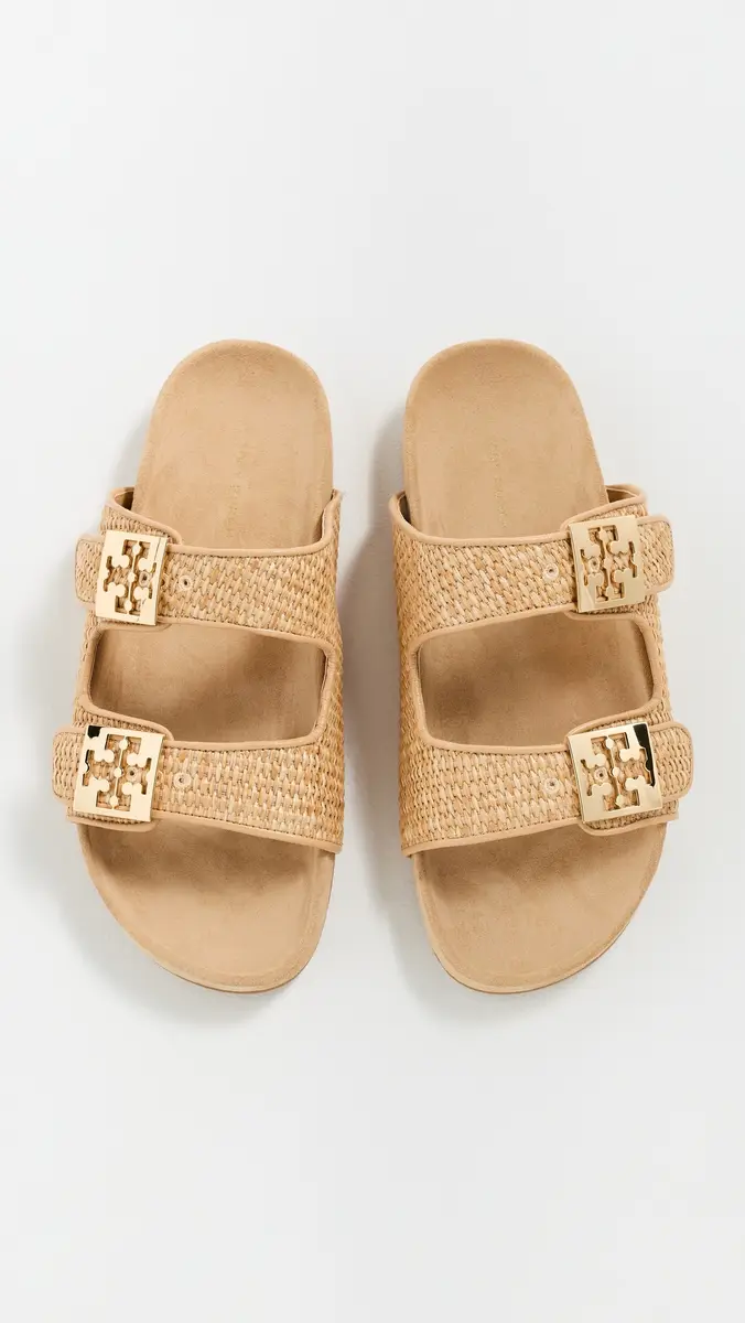 Tory Burch Mellow Raffia Slides | Thumbnail 2 Tory Burch Mellow Raffia Slides | Thumbnail 2