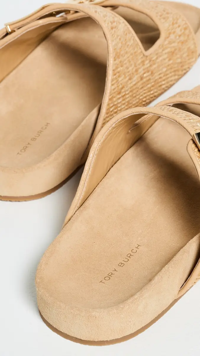 Tory Burch Mellow Raffia Slides | Thumbnail 4 Tory Burch Mellow Raffia Slides | Thumbnail 4