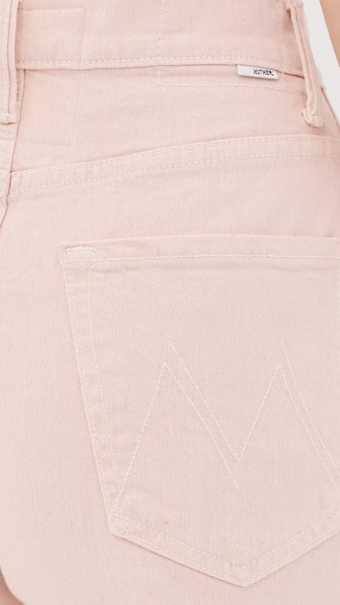 Mother The Half-Pipe Bermuda Fray Denim Shorts | Thumbnail 6