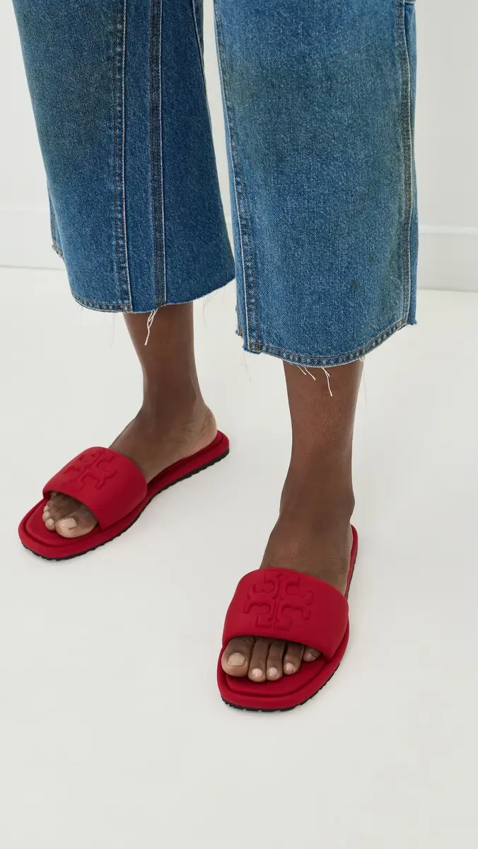 Tory Burch Double T Sport Slides | Thumbnail 3 Tory Burch Double T Sport Slides | Thumbnail 3