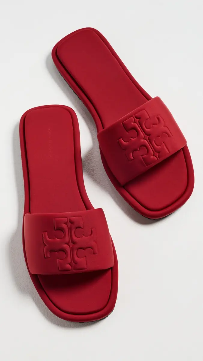 Tory Burch Double T Sport Slides | Thumbnail 5 Tory Burch Double T Sport Slides | Thumbnail 5