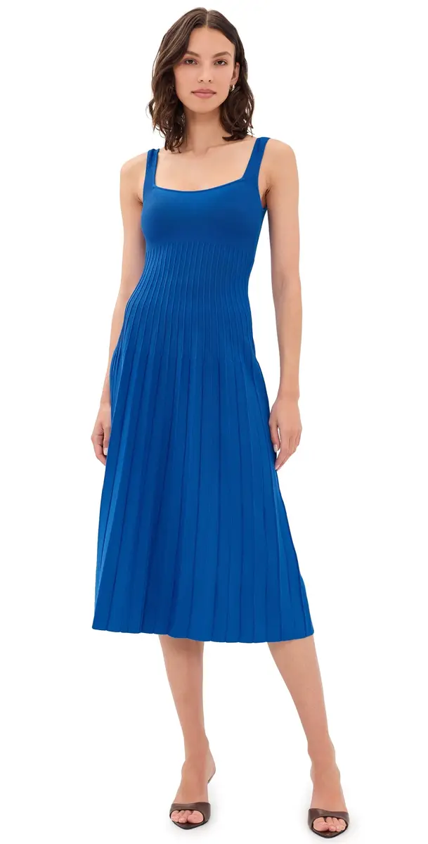 Staud Ellison Dress Cobalt | Image 1 Staud Ellison Dress Cobalt | Image 1