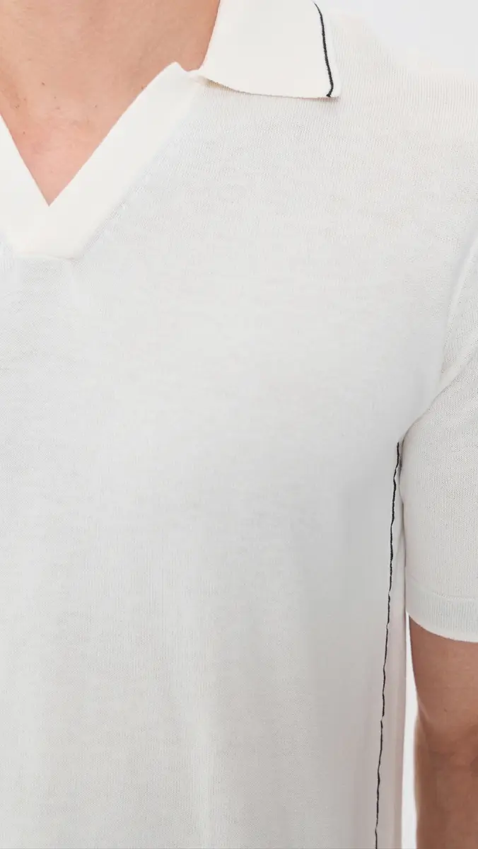 rag & bone Conrad Silk Blend Johnny Polo Chalk | Thumbnail 6 rag & bone Conrad Silk Blend Johnny Polo Chalk | Thumbnail 6