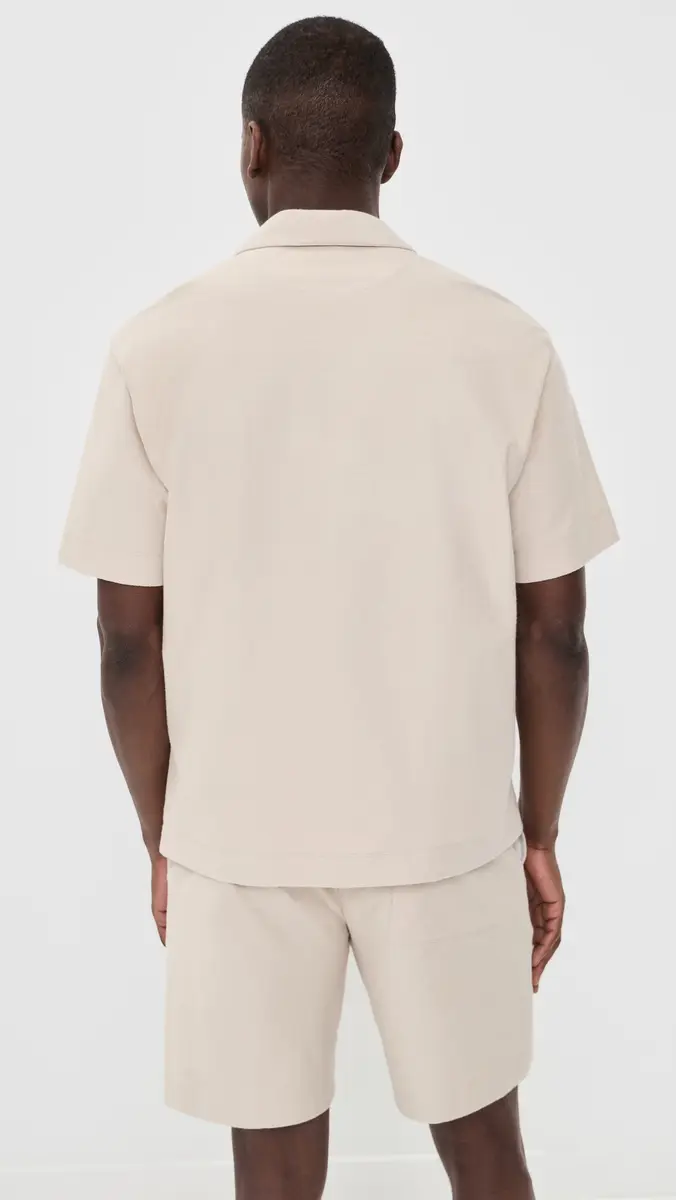 Theory Soft Terry Collar Shirt | Thumbnail 3 Theory Soft Terry Collar Shirt | Thumbnail 3