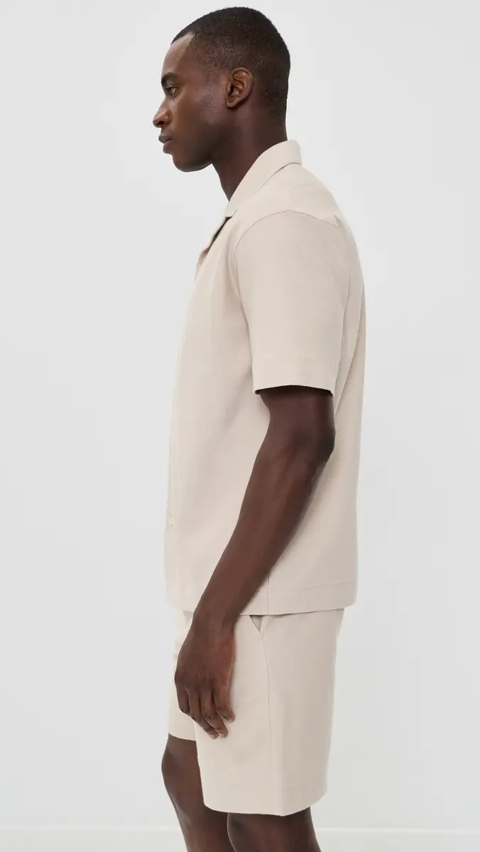 Theory Soft Terry Collar Shirt | Thumbnail 4 Theory Soft Terry Collar Shirt | Thumbnail 4