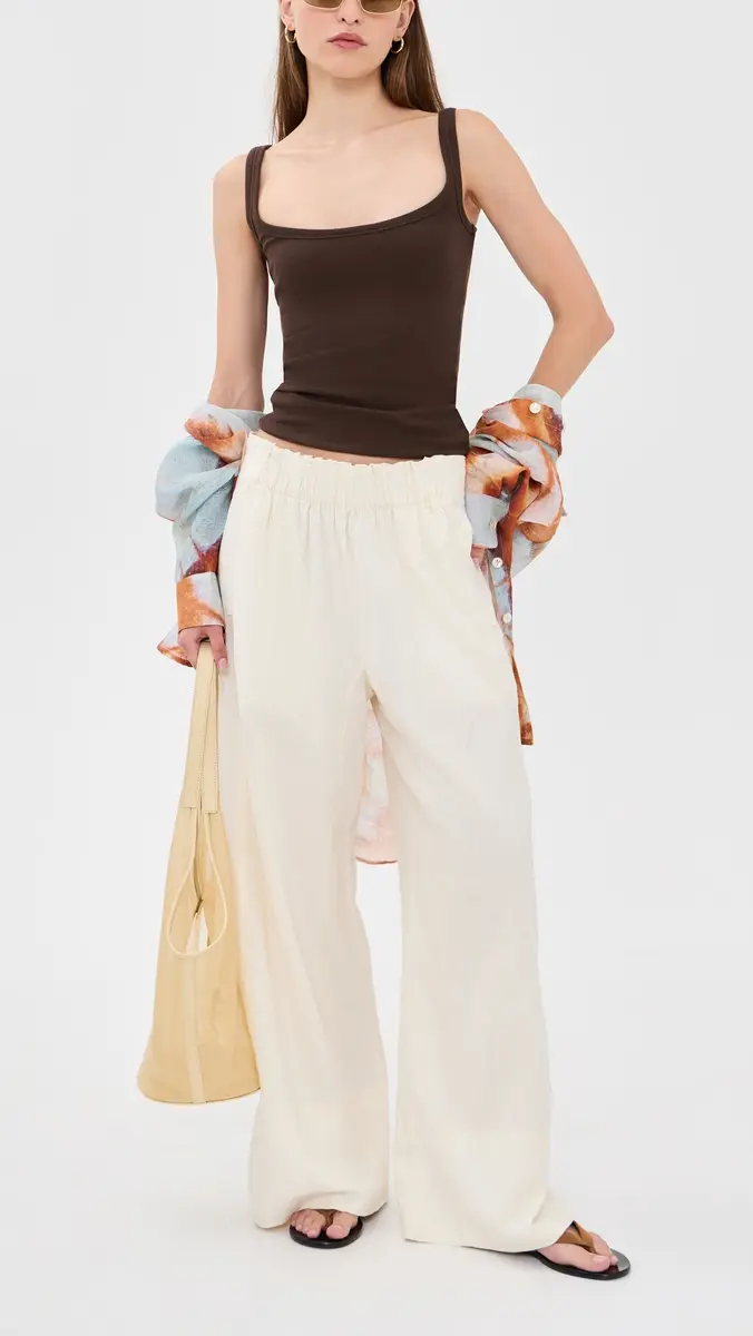 Free People Days End Pull On Linen Pants | Thumbnail 5