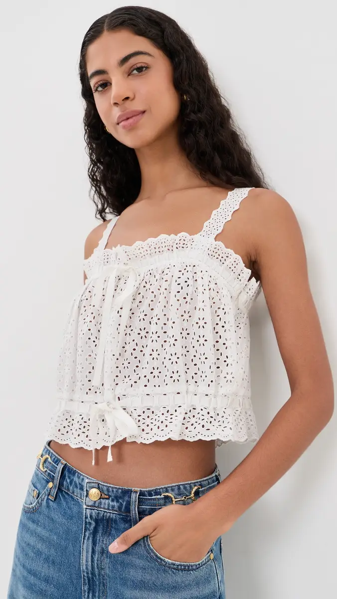 Ulla Johnson Isola Cotton Top | Thumbnail 2 Ulla Johnson Isola Cotton Top | Thumbnail 2