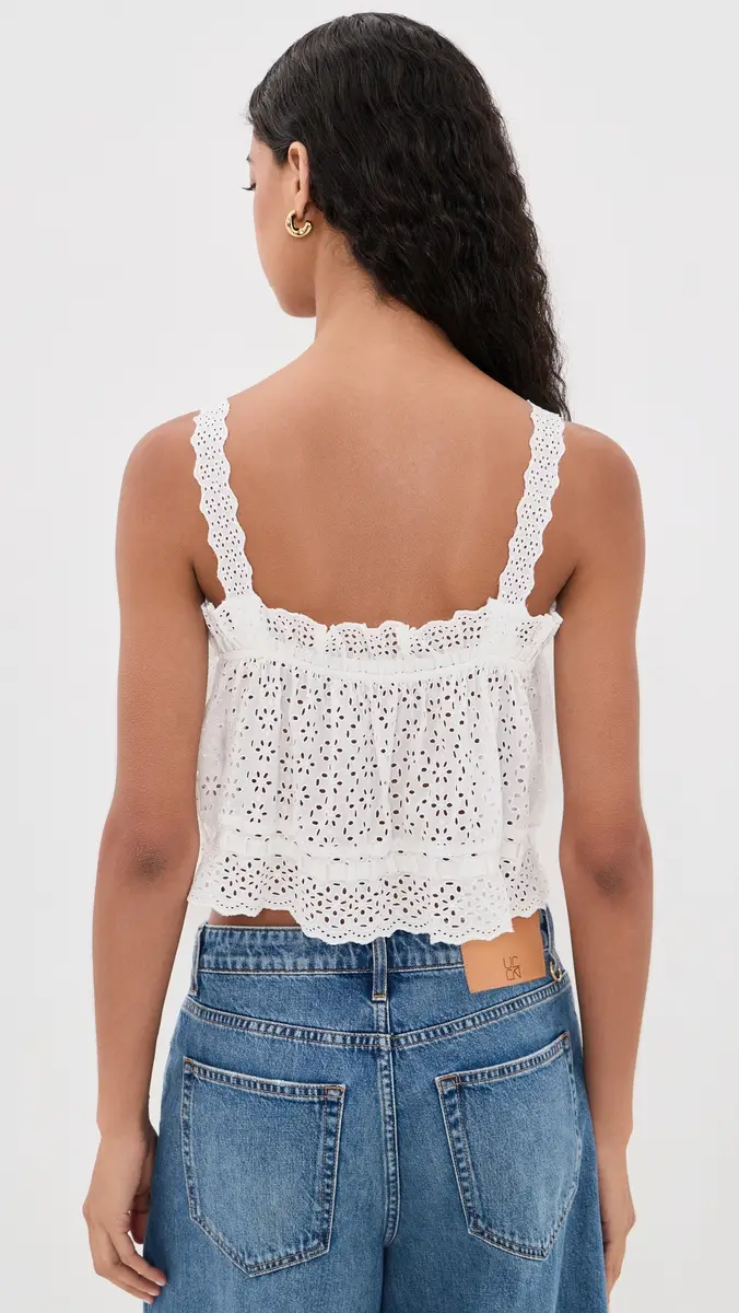 Ulla Johnson Isola Cotton Top | Thumbnail 3 Ulla Johnson Isola Cotton Top | Thumbnail 3