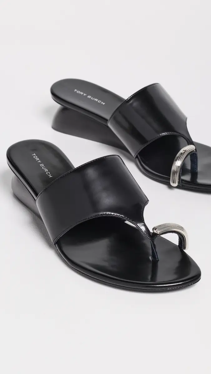 Tory Burch Pierced Wedge Sandals 45mm | Thumbnail 5