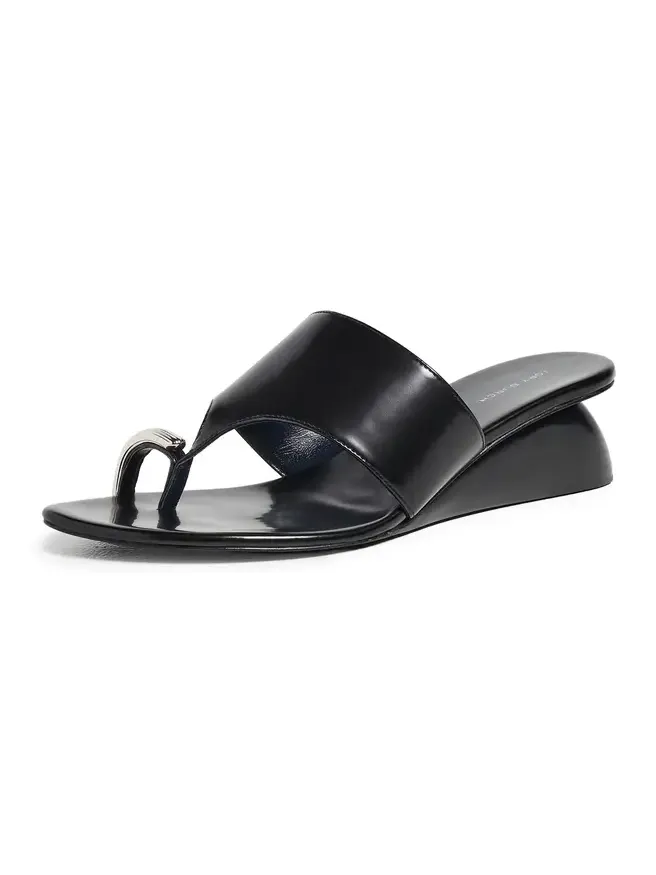 Pierced Wedge Sandals 45mm