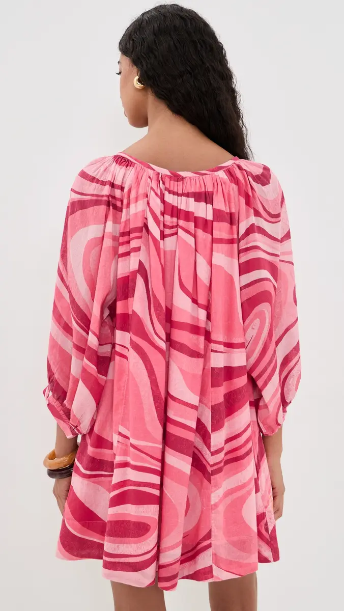 Coniglio Palm Beach Shirred Half Placket Mini Dress | Thumbnail 3