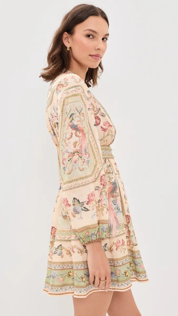 Zimmermann Roselight Plunge Mini Dress | Thumbnail 4 Zimmermann Roselight Plunge Mini Dress | Thumbnail 4