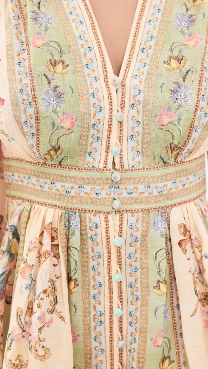 Zimmermann Roselight Plunge Mini Dress | Thumbnail 6 Zimmermann Roselight Plunge Mini Dress | Thumbnail 6