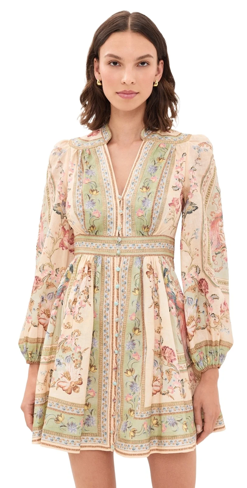 Roselight Plunge Mini Dress Roselight Plunge Mini Dress