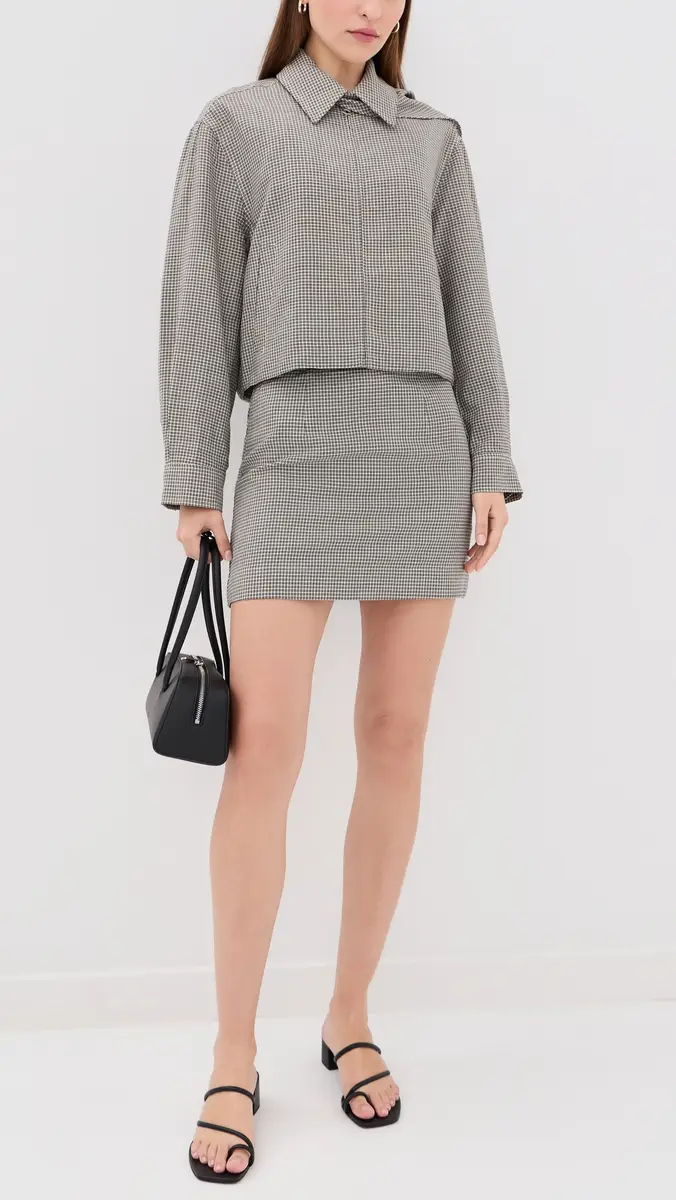 rag & bone Piper Wool Mini Skirt | Thumbnail 5