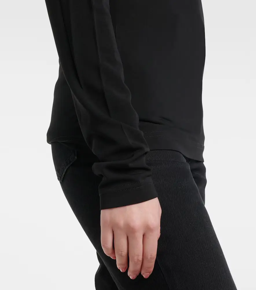 TOTEME Draped jersey top | Thumbnail 2