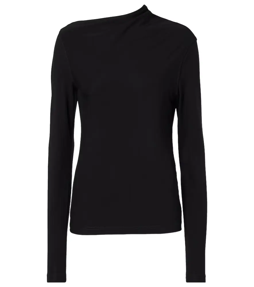TOTEME Draped jersey top