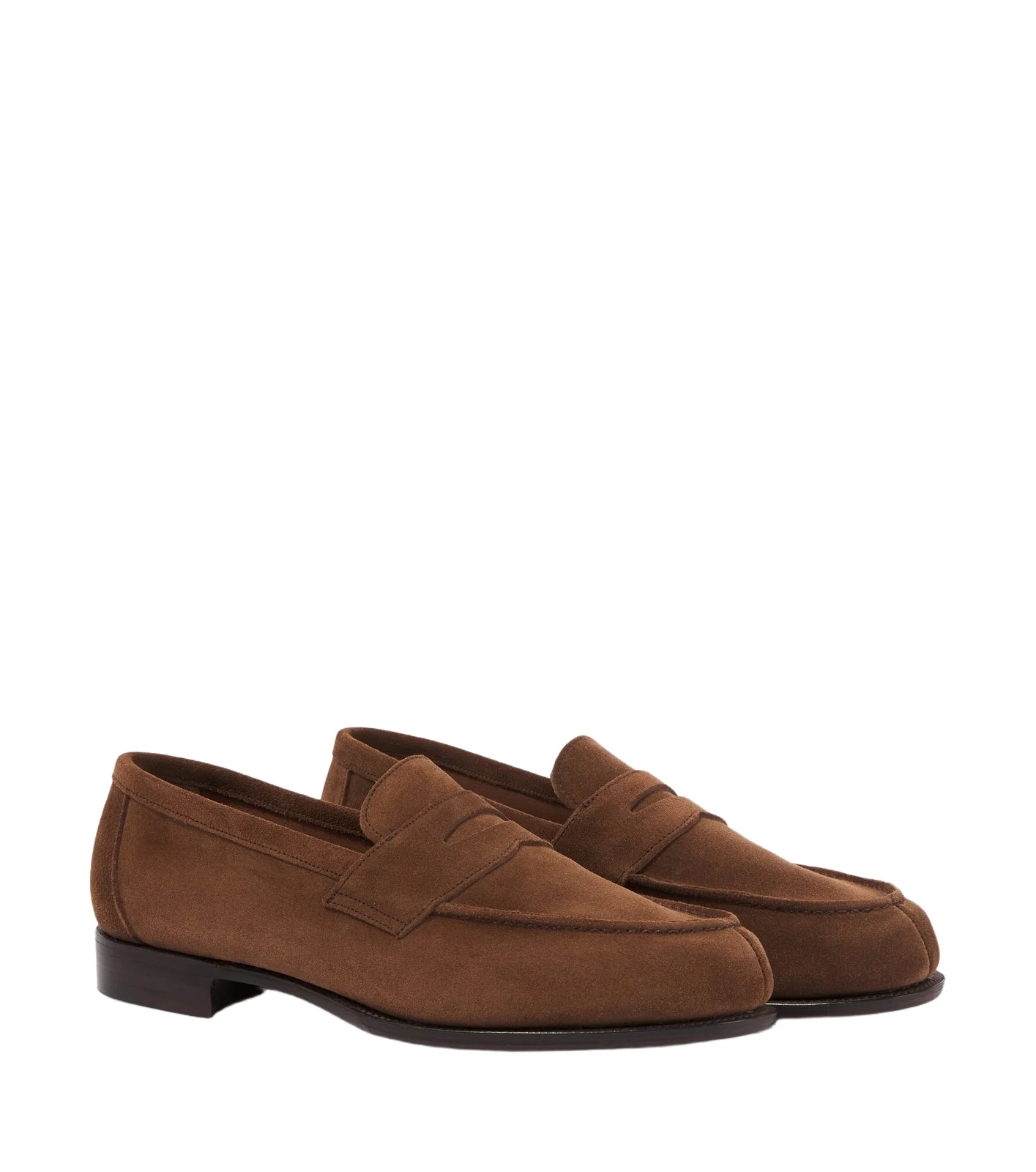 Cannes suede penny loafers