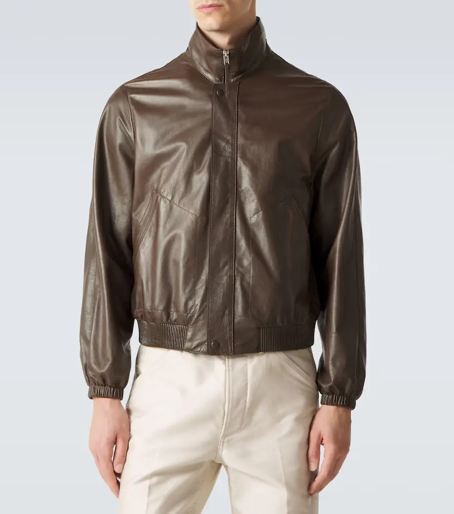 Tom Ford Leather blouson jacket | Thumbnail 4 Tom Ford Leather blouson jacket | Thumbnail 4